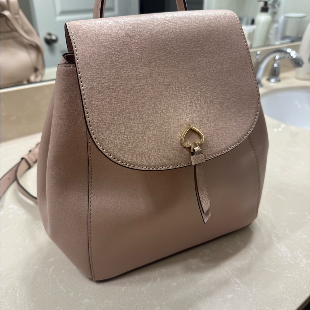 kate spade Blush Pink Leather Backpack